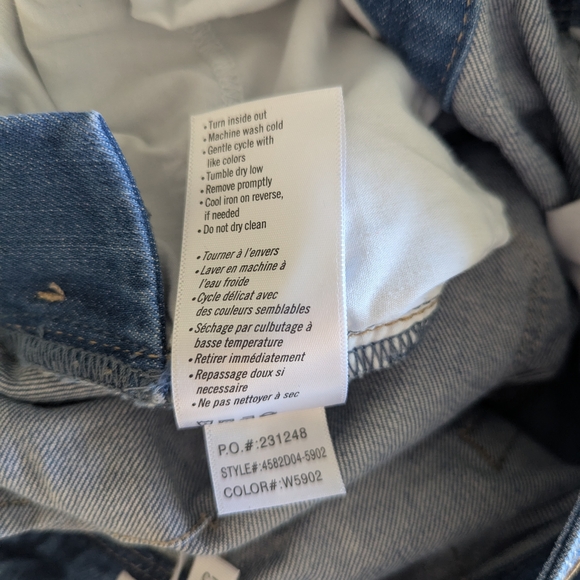 PAIGE Blue Denim Wide-Leg Women's Overalls - Picture 14 of 14